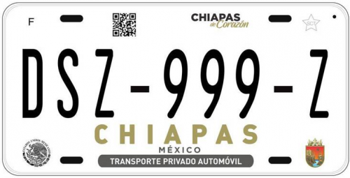 Placas Chiapas