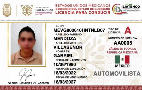Licencias de Guerrero